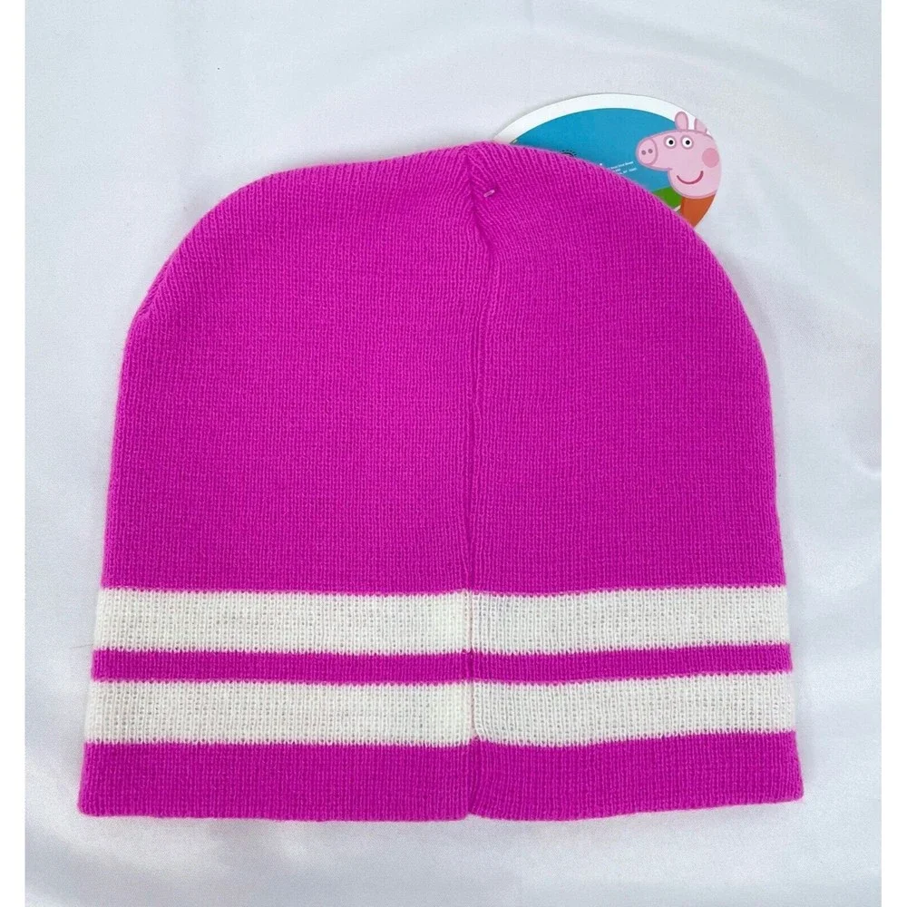 NWT Peppa Pig Pink Winter Knit Hat‎ Toddler Girl
